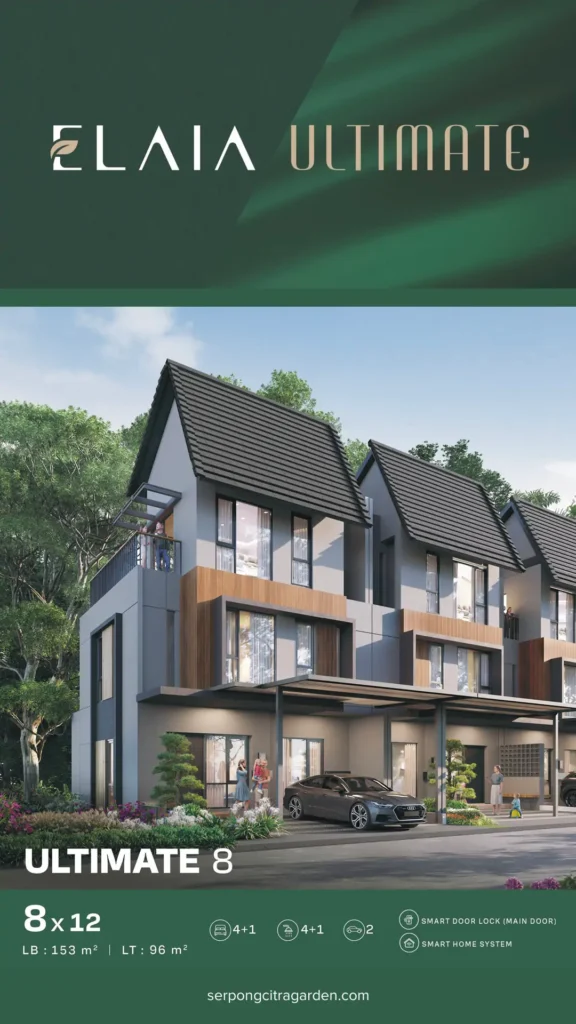 Rumah Elaia Ultimate 8 CitraGarden Serpong